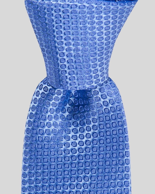 Açık Mavi Renkli İnce İpek Kravat – 6 cm genişlik