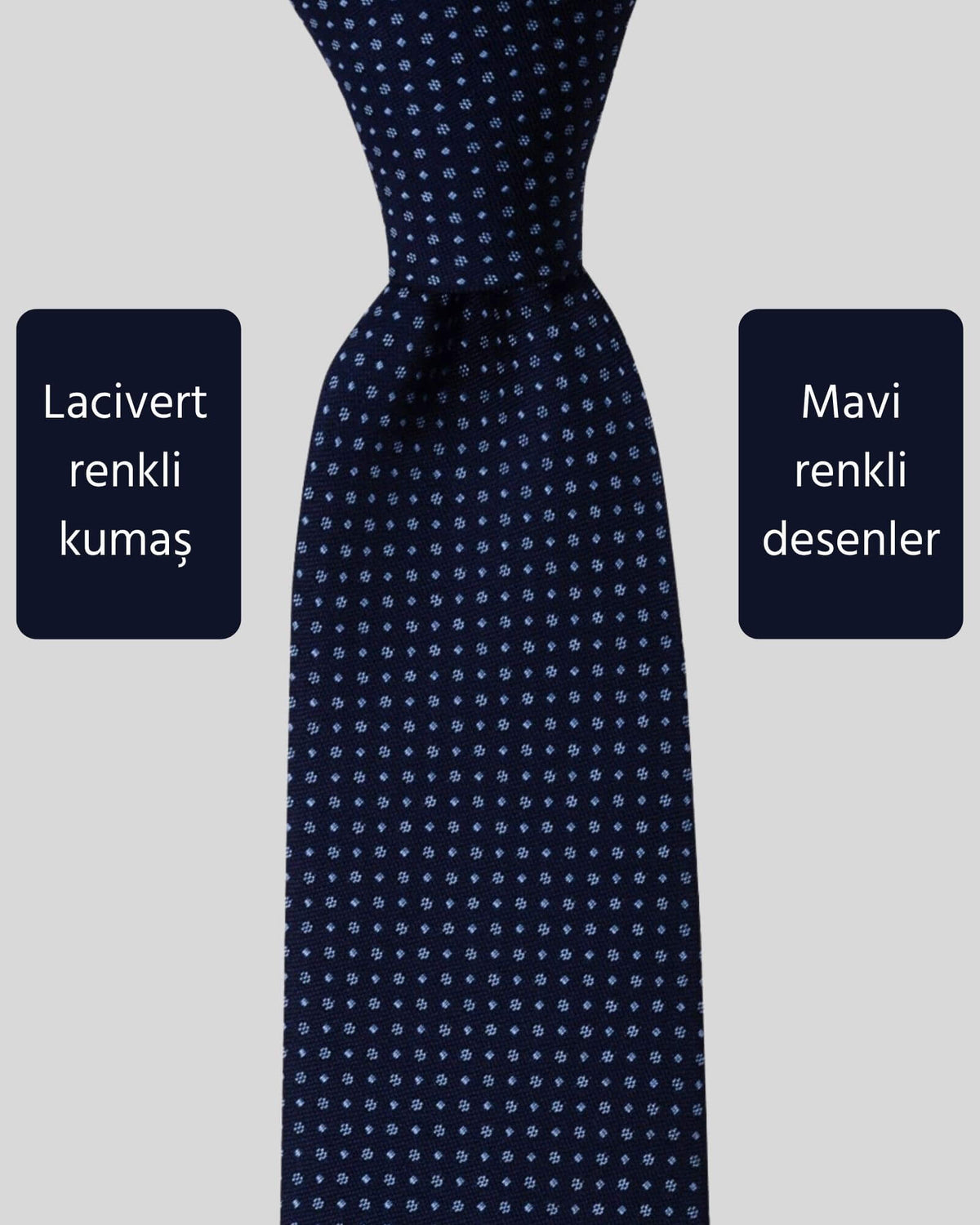 Kumovo lacivert kravat