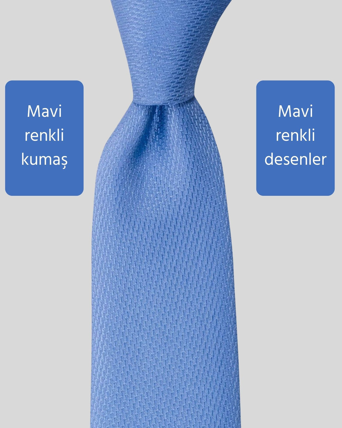 Kumovo açık mavi kravat