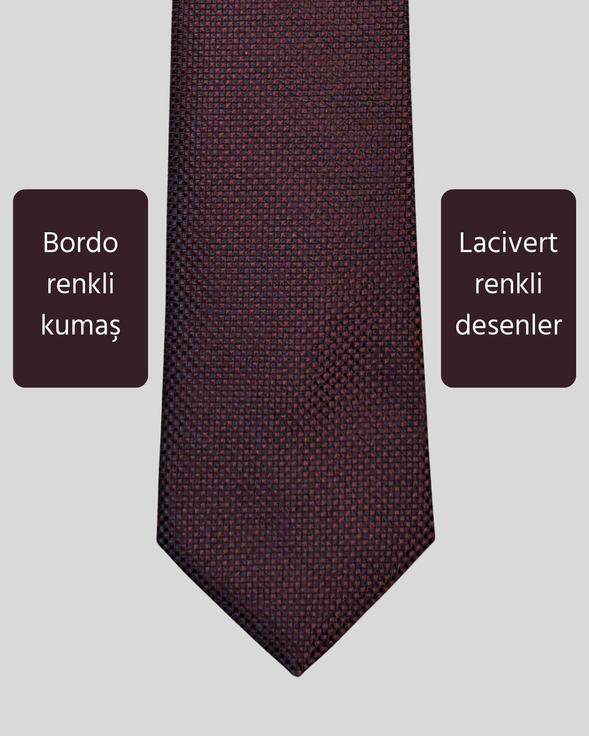 Kumovo ince bordo kravat