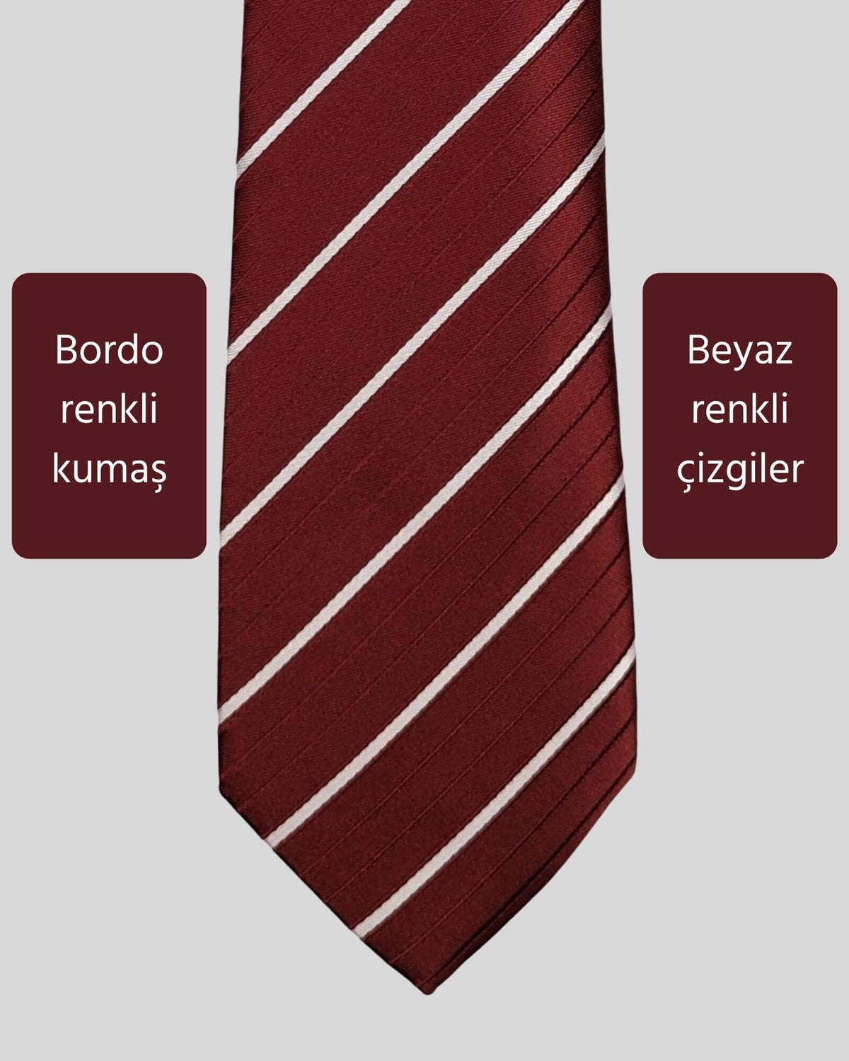 Kumovo bordo avukat kravatı