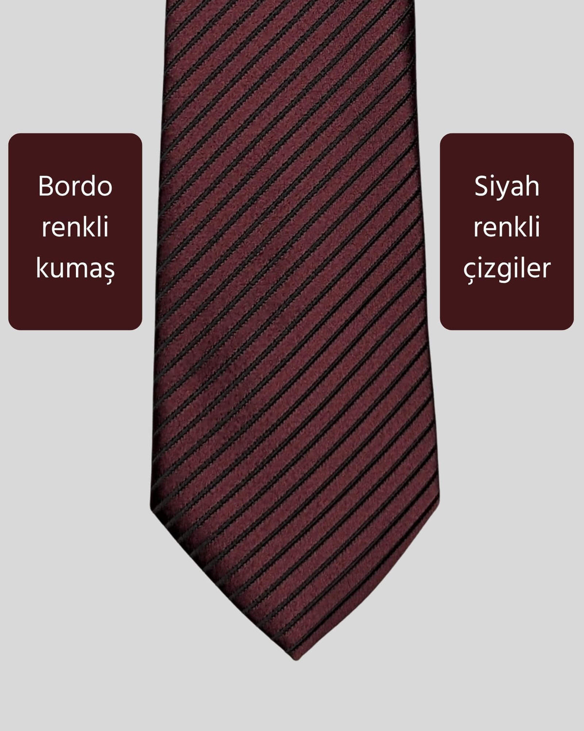 Kumovo bordo kravat