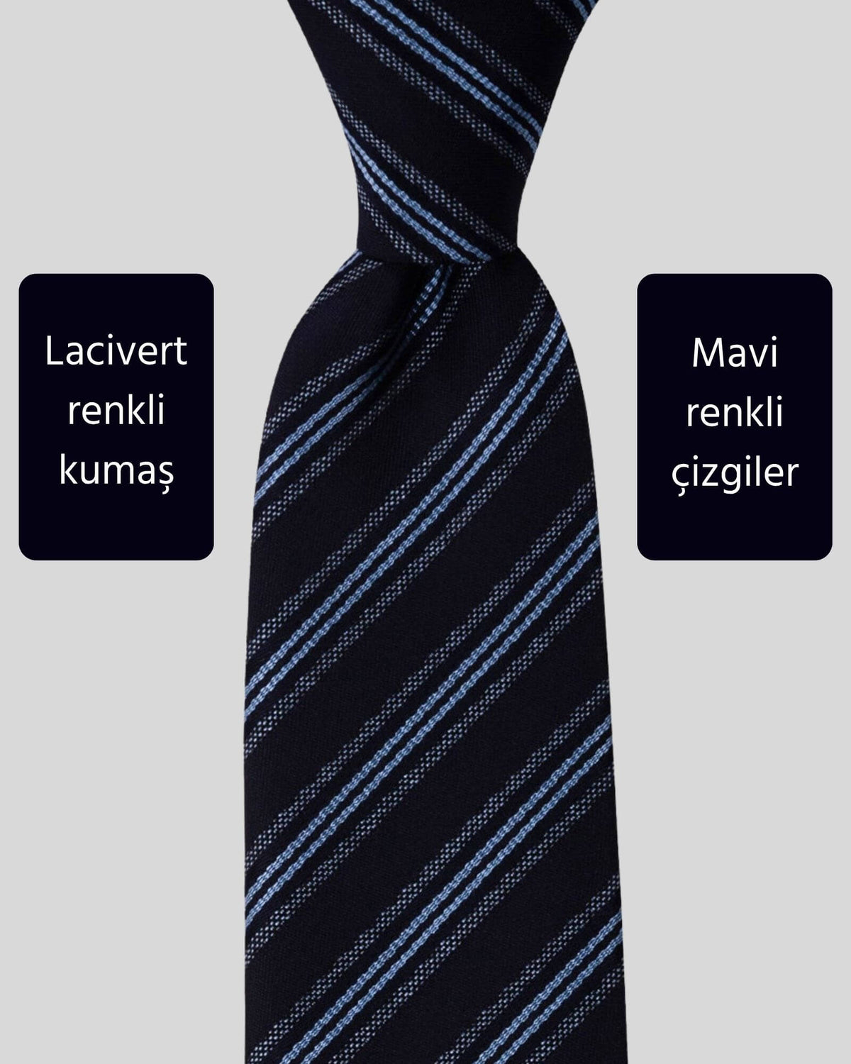 Kumovo lacivert mikro kravat
