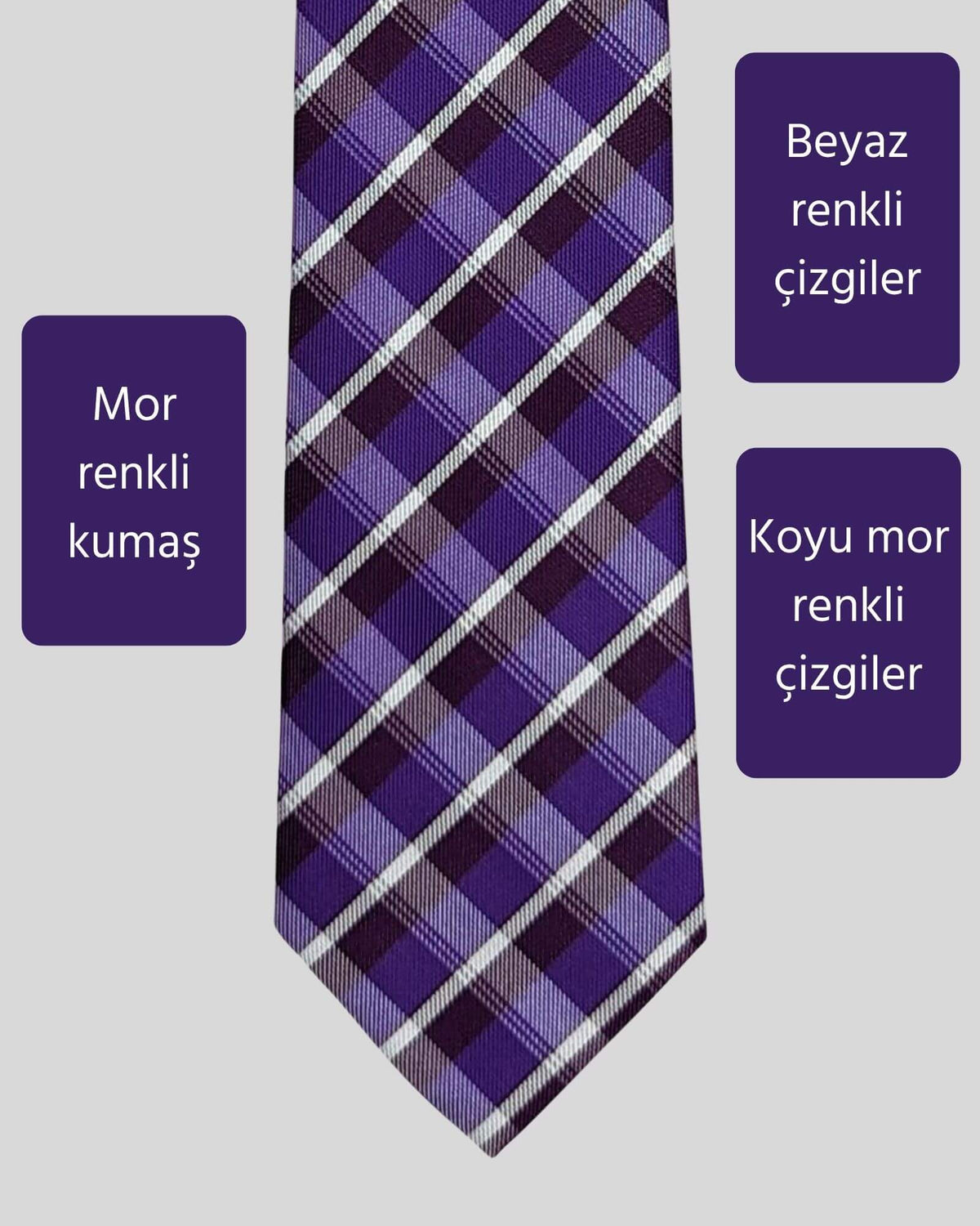 Kumovo mor ekose ince kravat