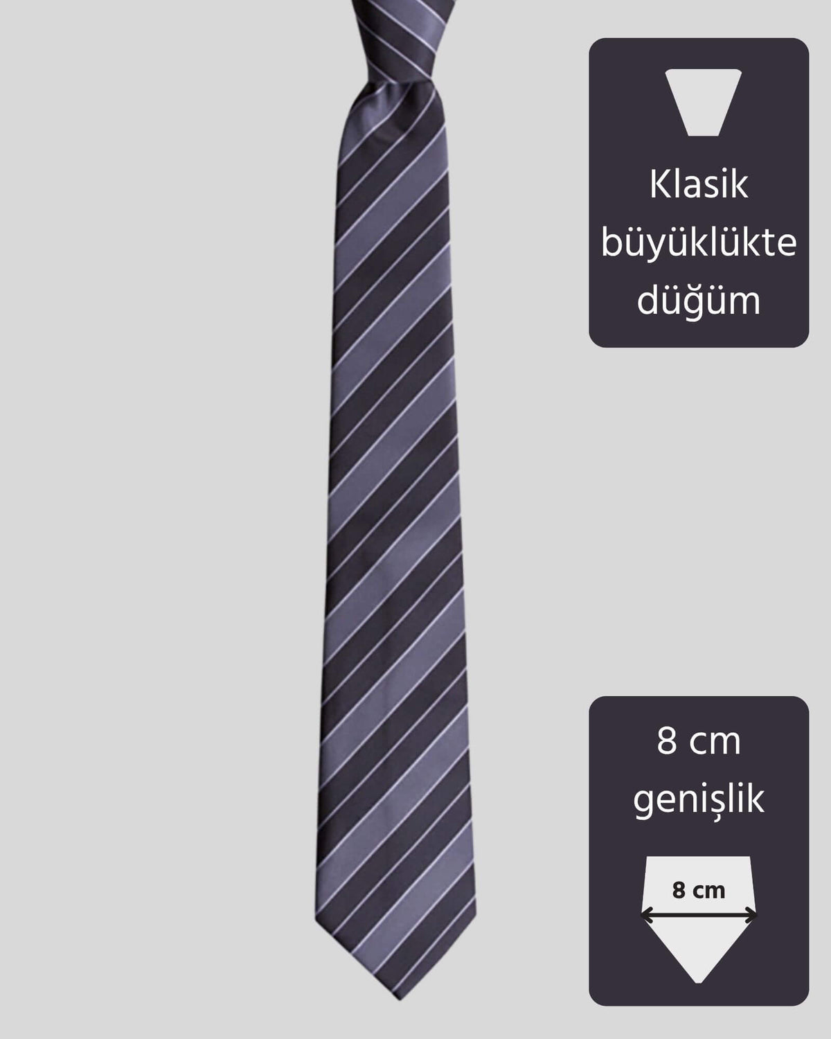 Kumovo gri doktor kravatı