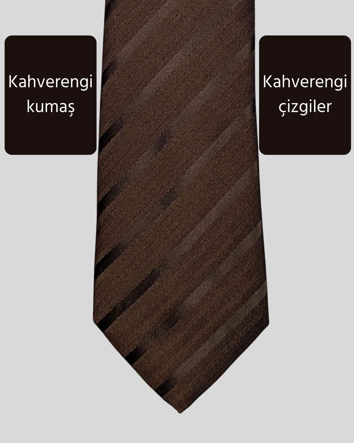 Kumovo kahverengi doktor kravatı
