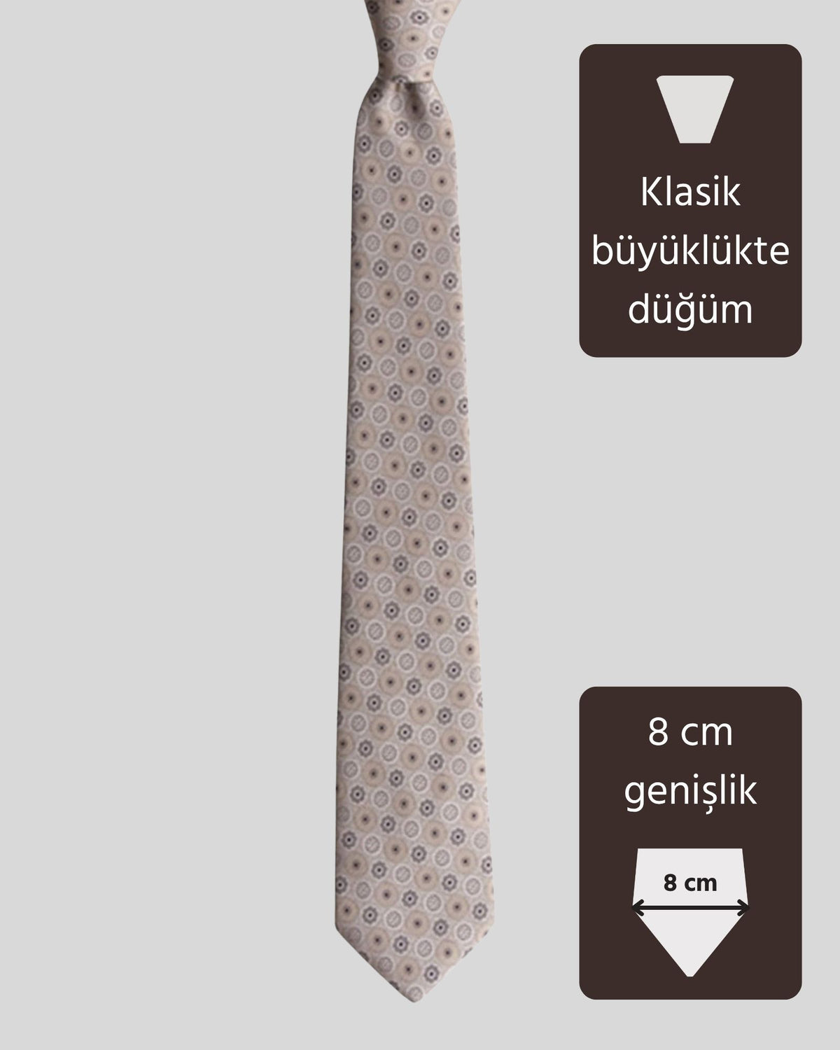 Kumovo bej renk kravat