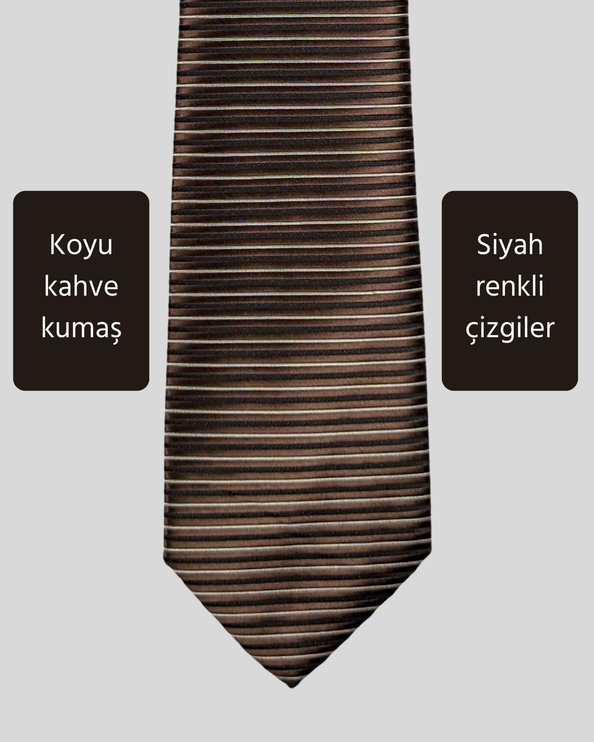 Kumovo kahverengi doktor kravatı