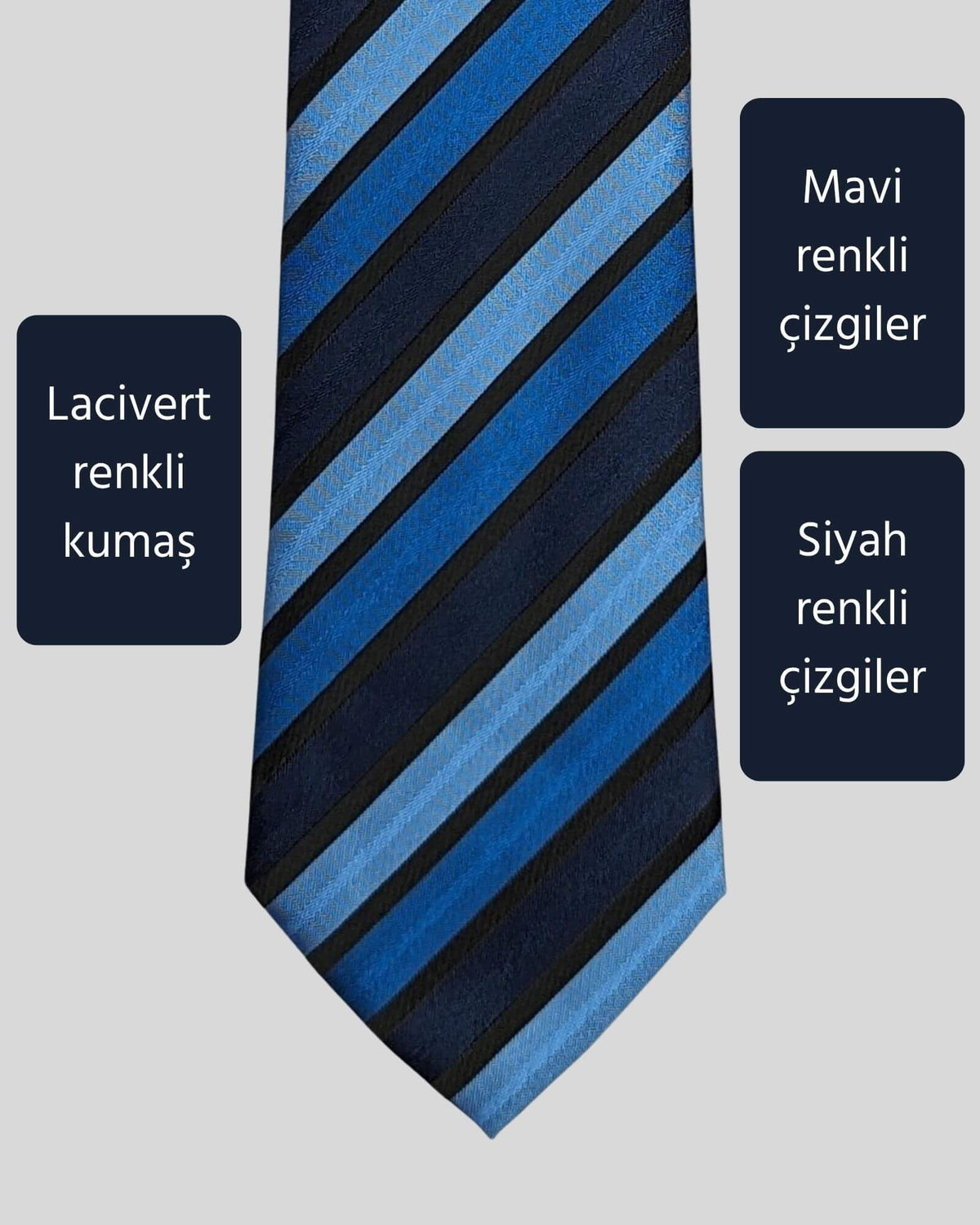 Kumovo lacivert doktor kravatı