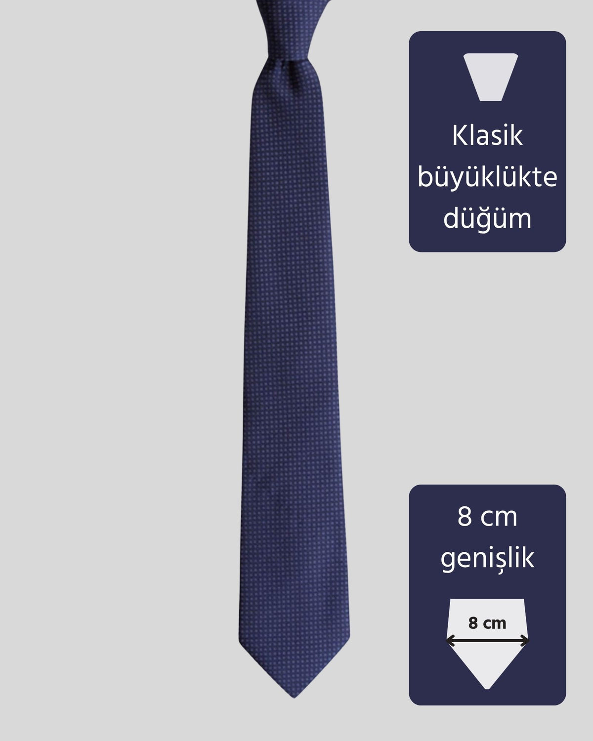 Kumovo lacivert doktor kravatı