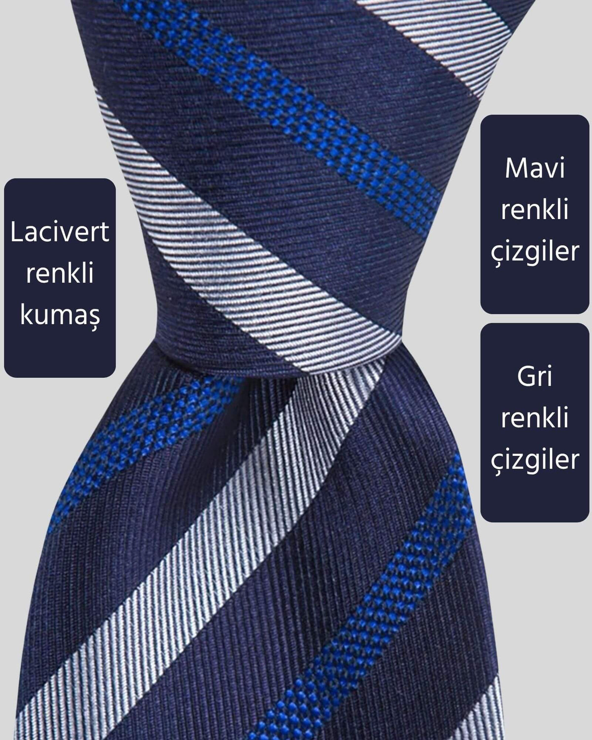 Kumovo lacivert kravat