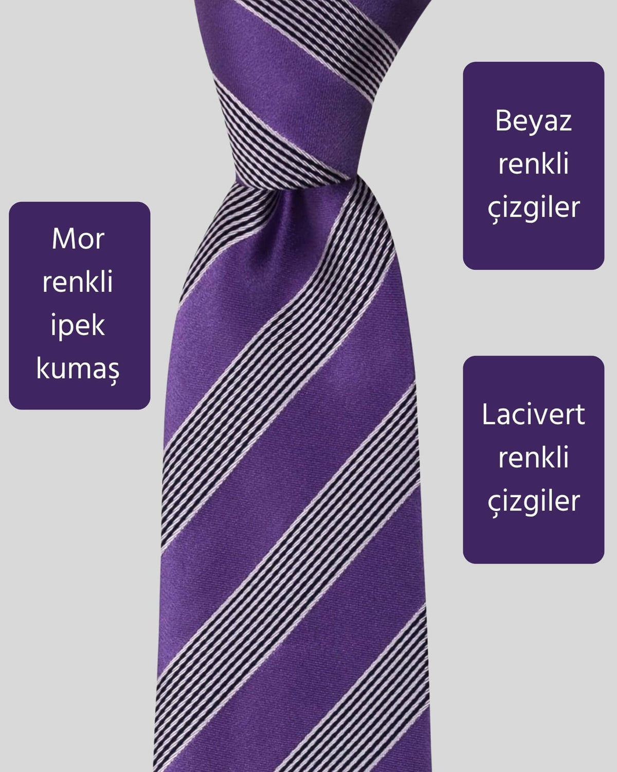 Kumovo ipek politikacı kravatı