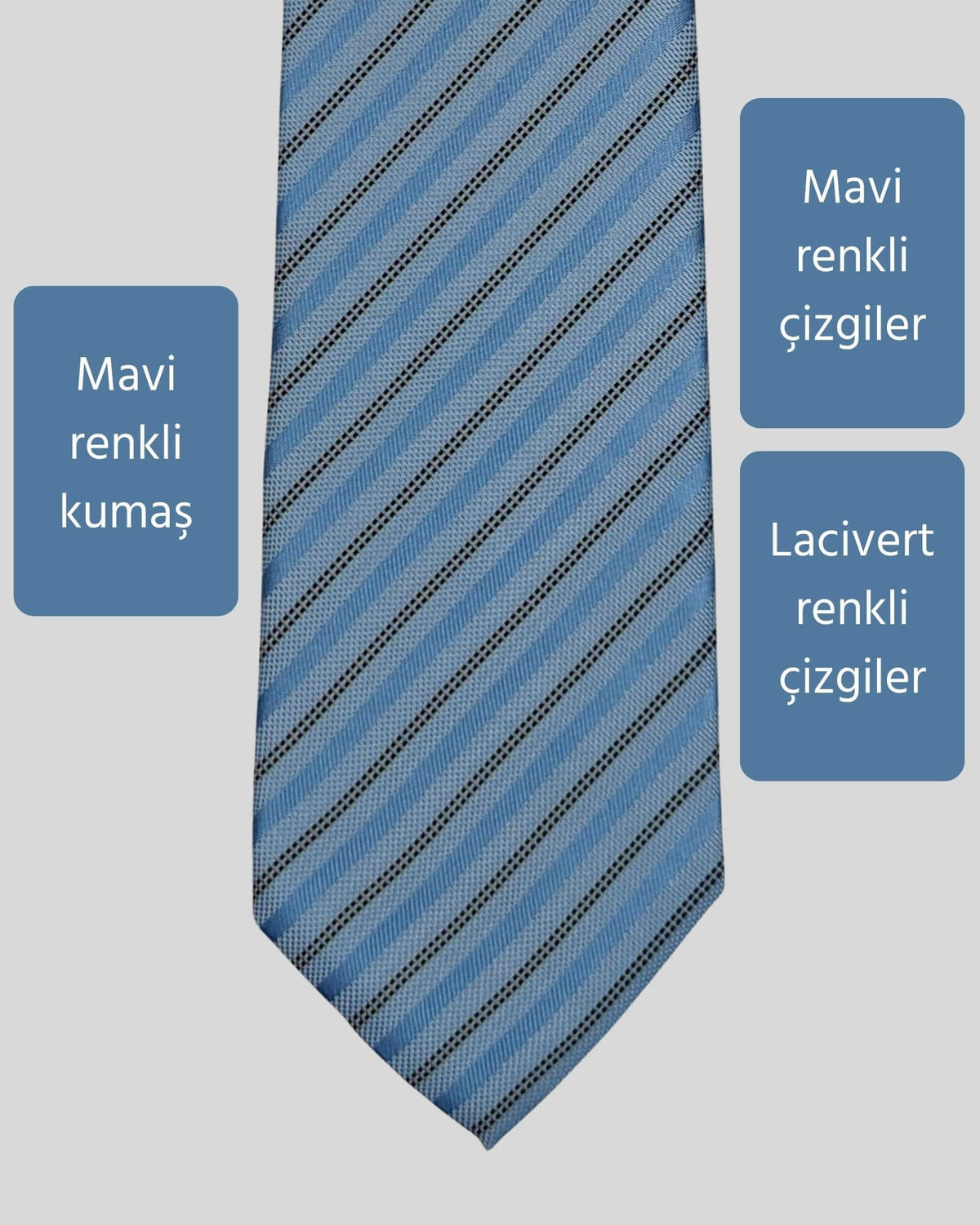 Kumovo mavi avukat kravatı