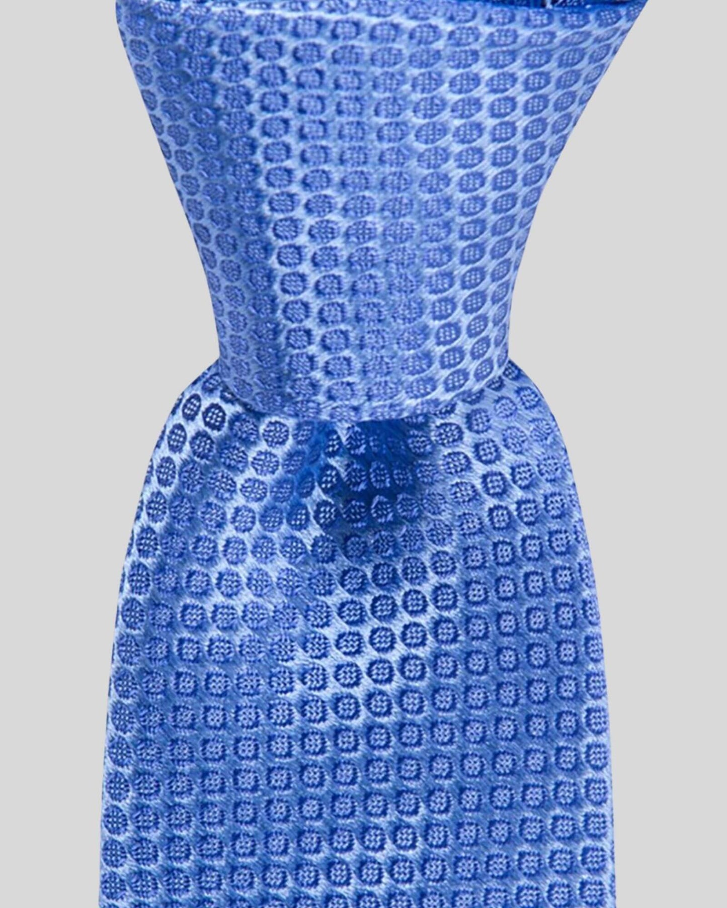 Açık Mavi Renkli İnce İpek Kravat – 6 cm genişlik