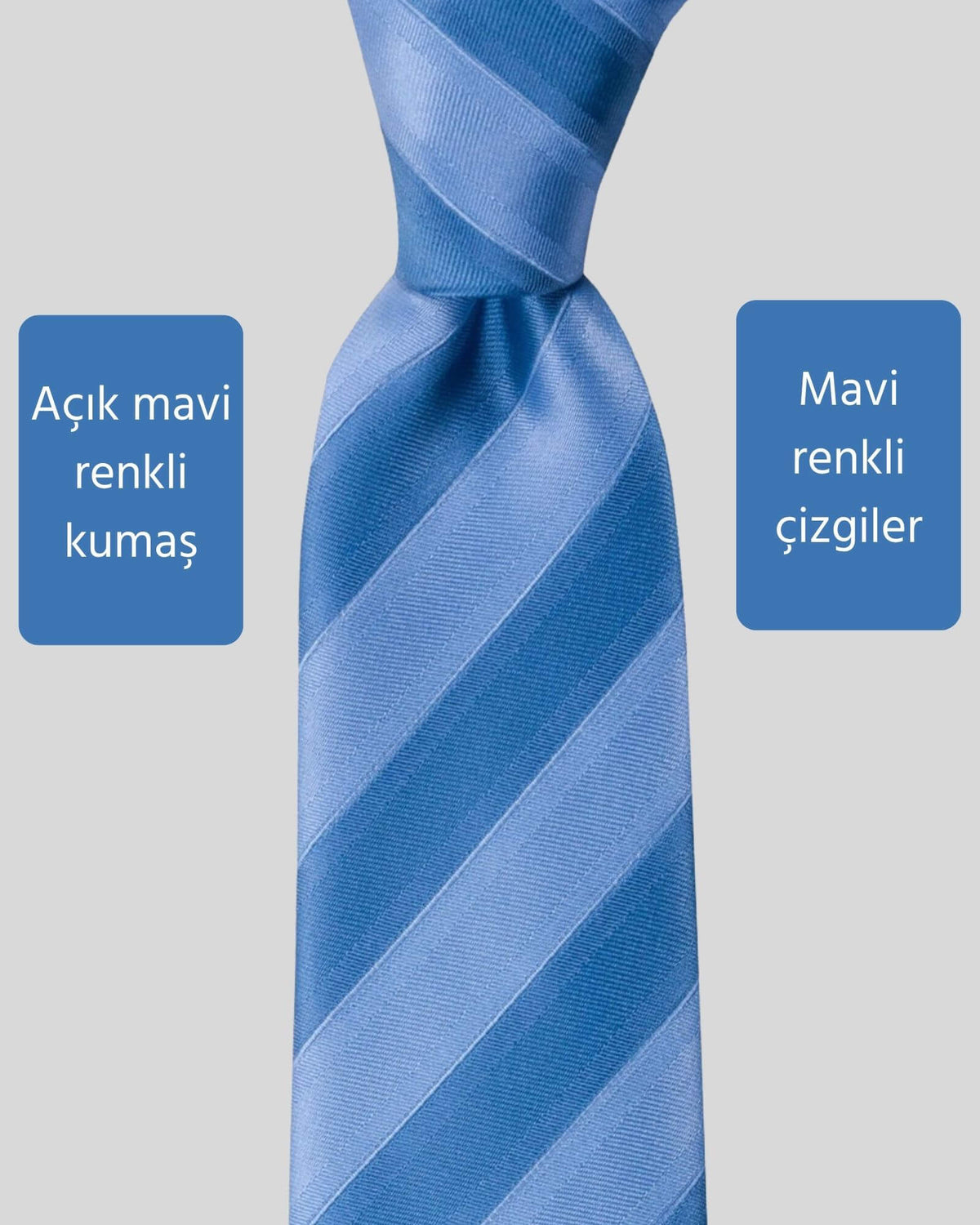 Kumovo açık mavi kravat