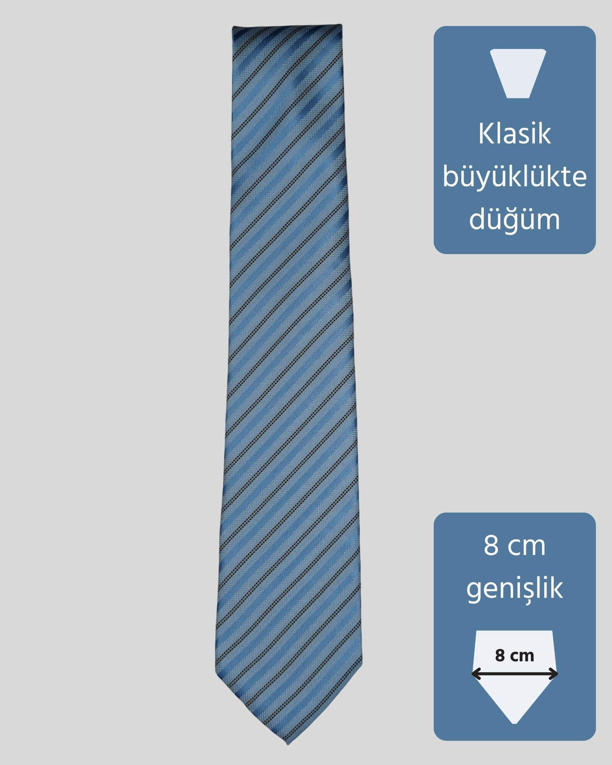 Kumovo mavi bürokrat kravatı
