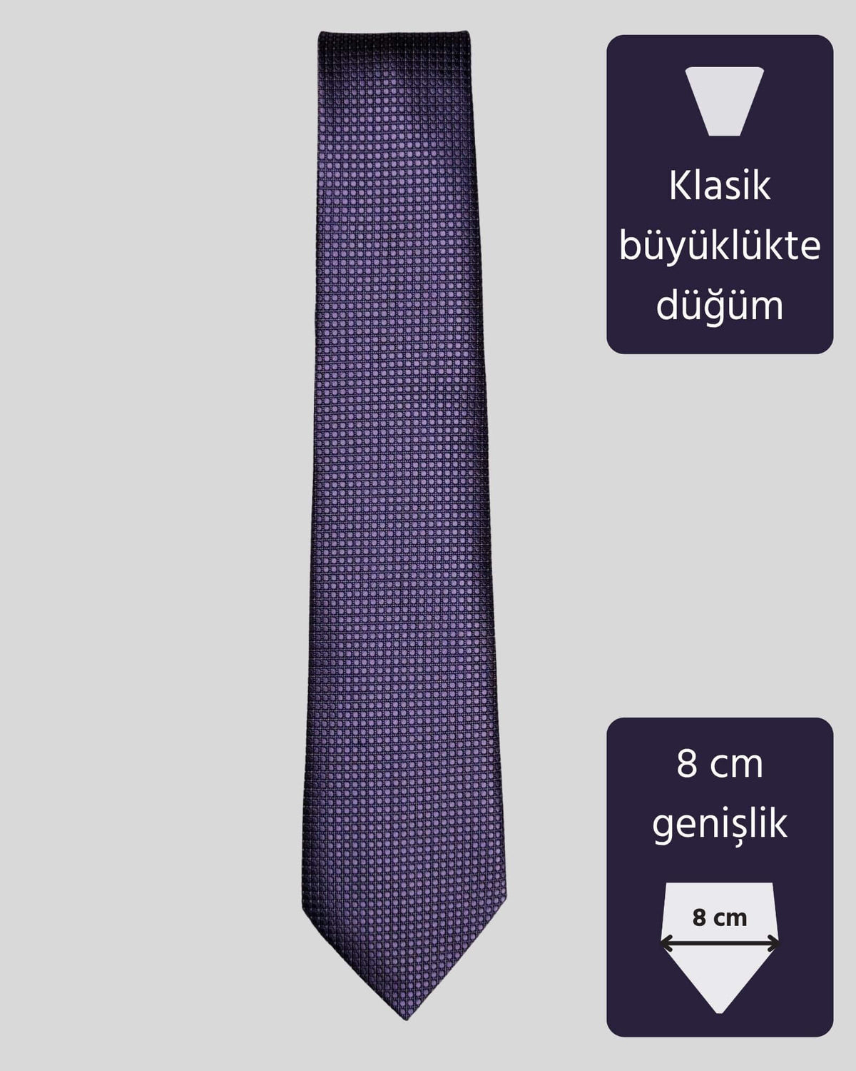 Kumovo klasik mor doktor kravatı