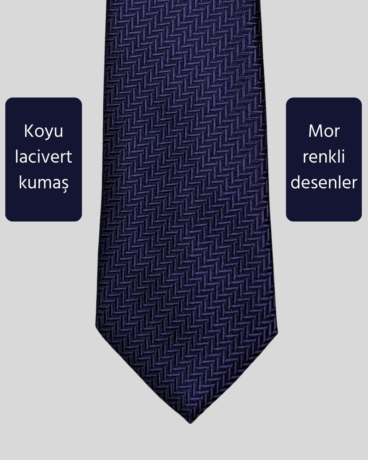 Kumovo mor desenli doktor kravatı