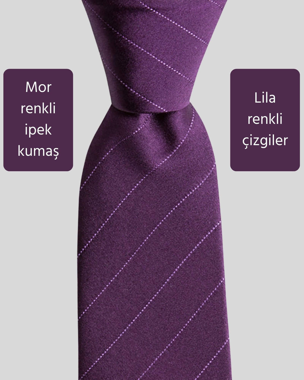 Kumovo mor ipek doktor kravatı
