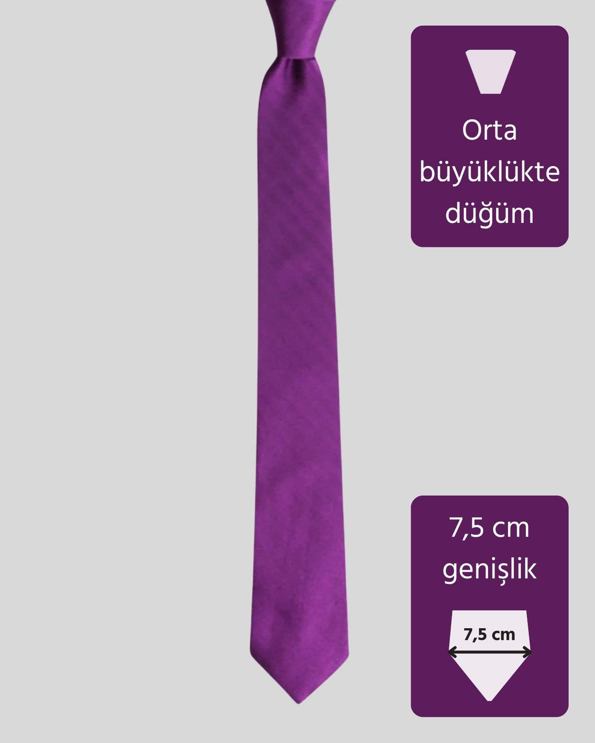 Kumovo mor ipek avukat kravatı