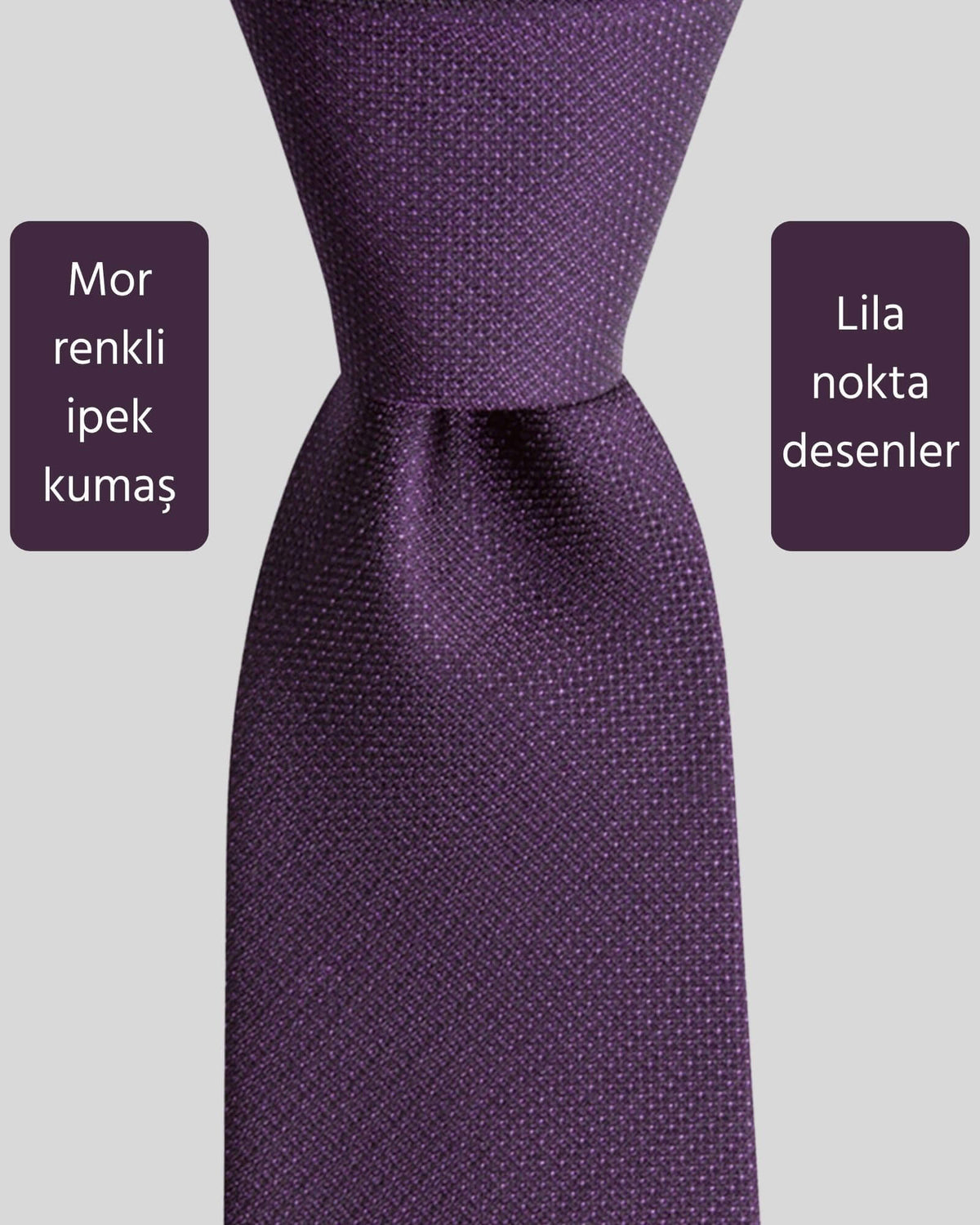 Kumovo mor ipek doktor kravatı