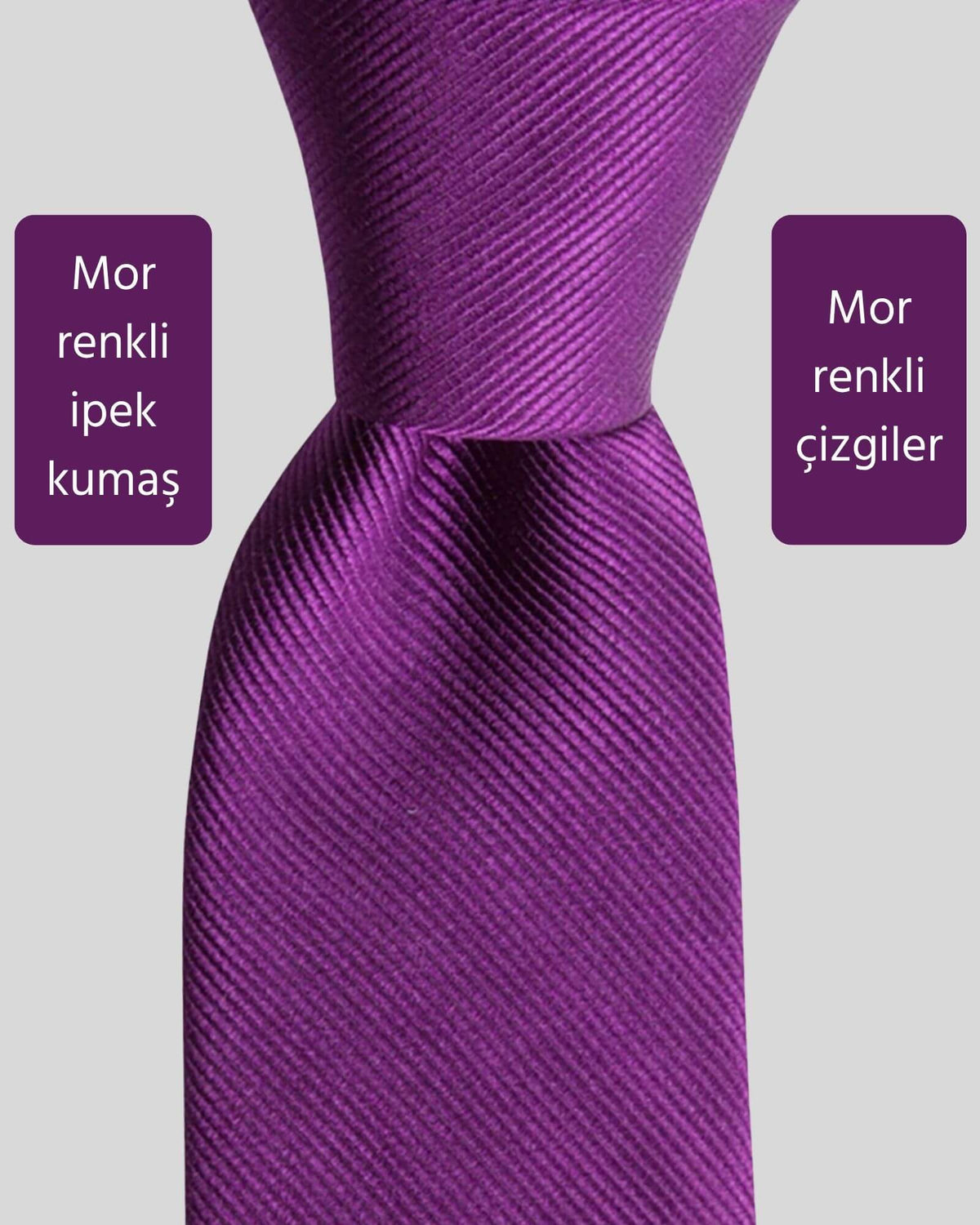 Kumovo mor ipek kravat