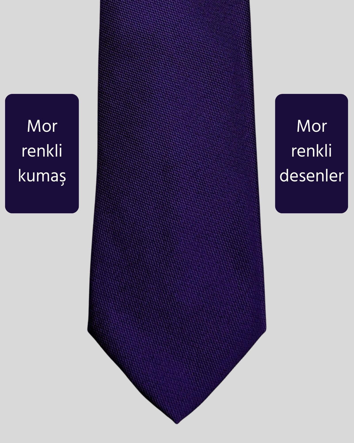 Kumovo mor klasik avukat kravatı
