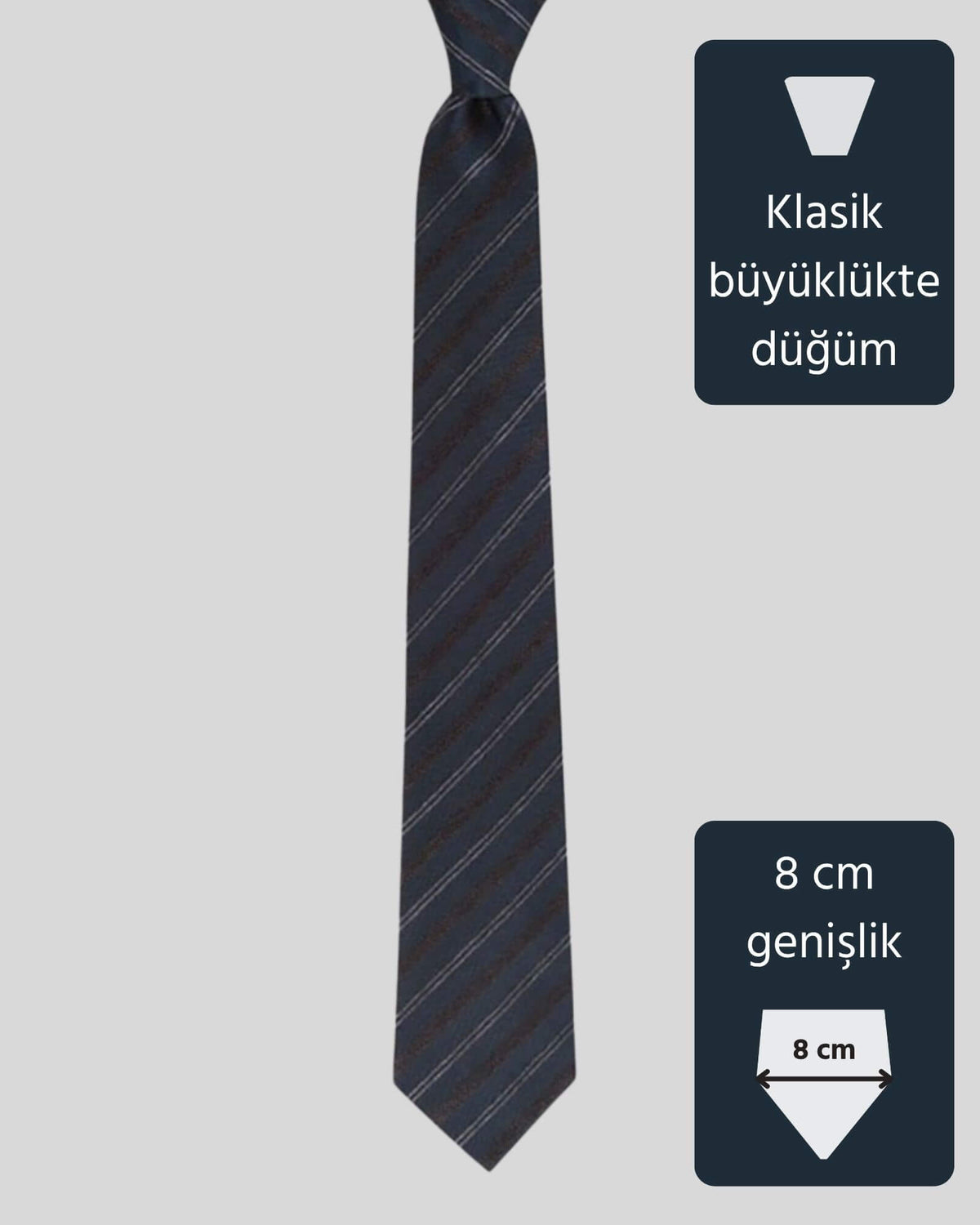 Kumovo petrol yeşili yün kravat