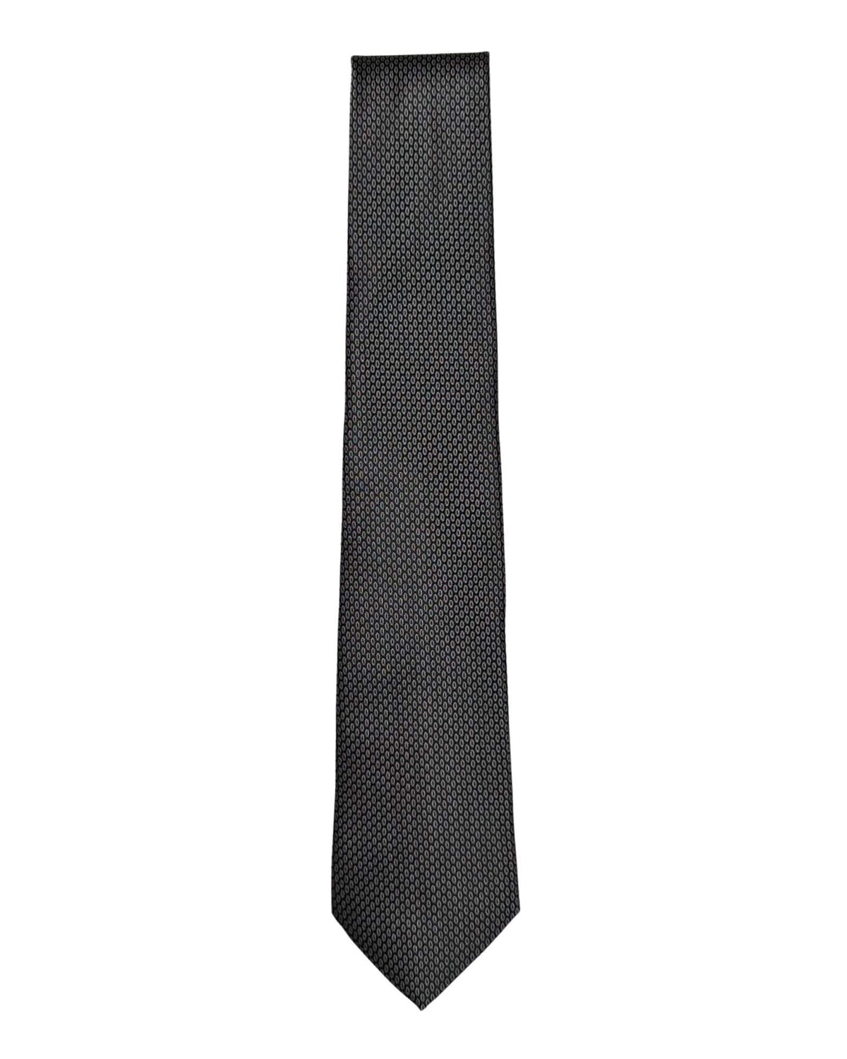 Kumovo siyah slim kravat