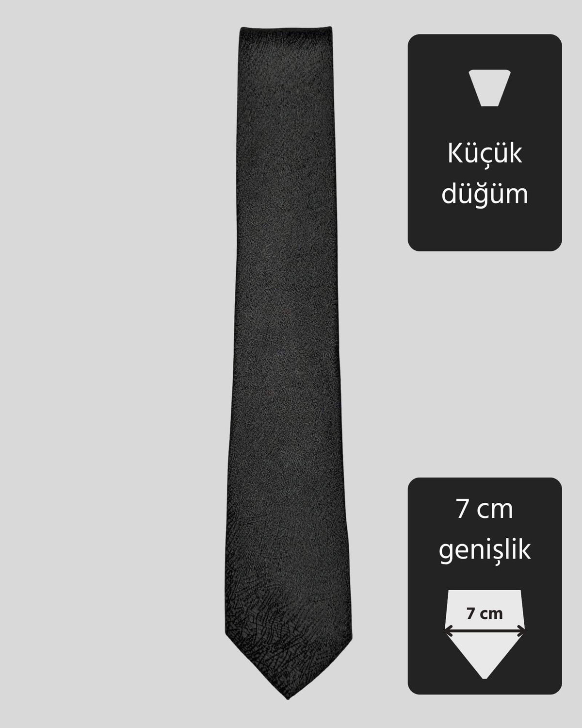 Kumovo siyah desenli doktor kravatı